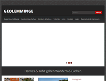Tablet Screenshot of geolemminge.de